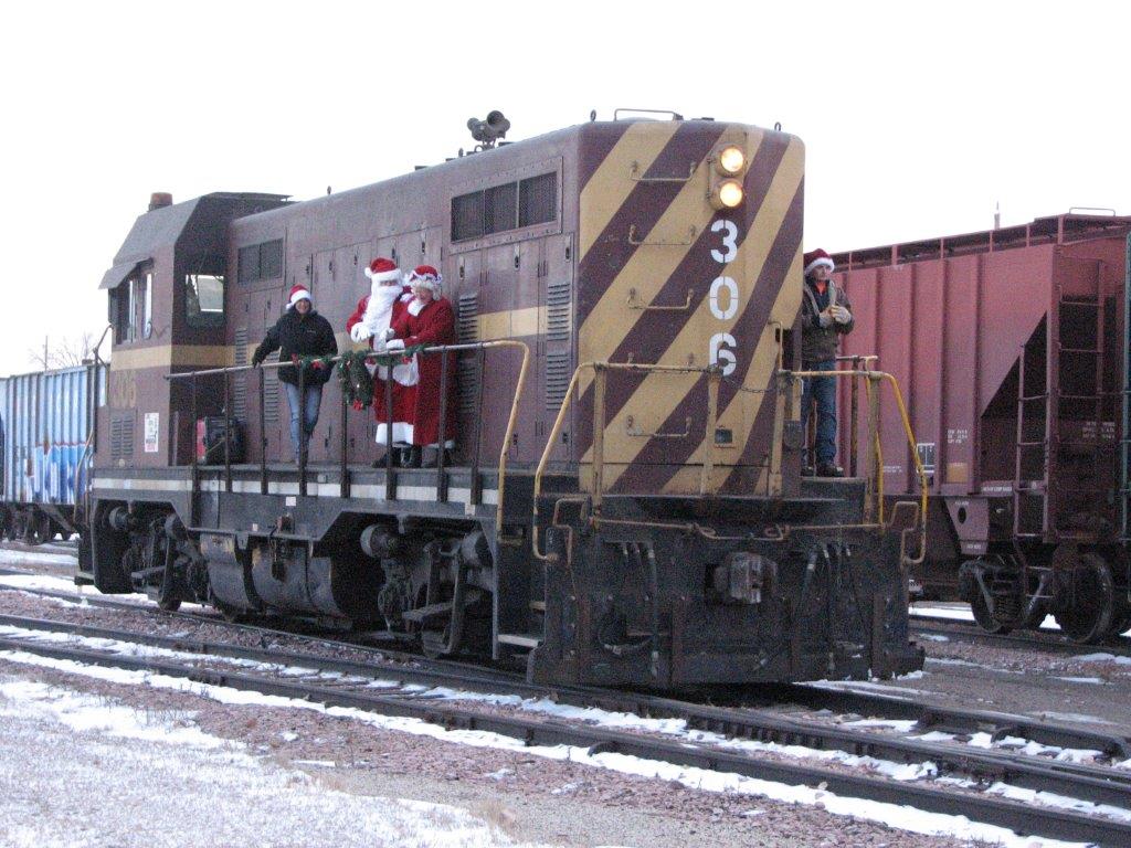 Christmas at the Depot- a Visit from Santa and Mrs. Claus Photo - Click Here to See