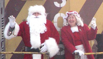 Santa and Mrs. Claus at the Depot Photo