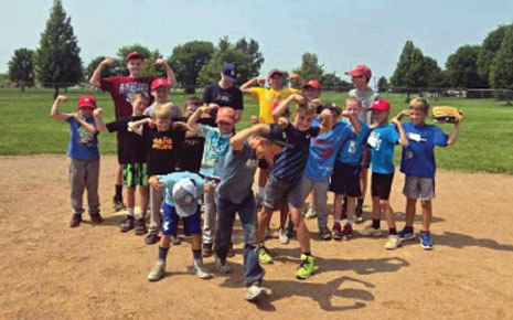 young kids having fun